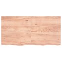 Blat do łazienki, jasnobrązowy, 120x60x6 cm, lite drewno Lumarko!