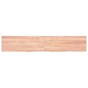 Blat do łazienki, jasnobrązowy, 160x30x4 cm, lite drewno Lumarko!