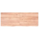 Blat do łazienki, jasnobrązowy, 160x60x6 cm, lite drewno Lumarko!