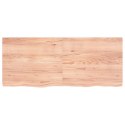 Blat do stołu, jasnobrązowy, 120x50x4 cm, lite drewno dębowe Lumarko!