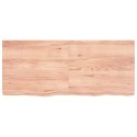 Blat do stołu, jasnobrązowy, 140x60x6 cm, lite drewno dębowe Lumarko!
