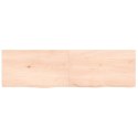 Blat stołu, 140x40x4 cm, surowe drewno dębowe Lumarko!