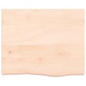Blat stołu, 60x50x6 cm, surowe drewno dębowe Lumarko!