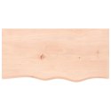 Blat stołu, 80x40x6 cm, surowe drewno dębowe Lumarko!