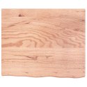 Blat do stołu, jasnobrązowy, 60x50x4 cm, lite drewno dębowe Lumarko!