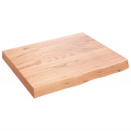 Blat do stołu, jasnobrązowy, 60x50x6 cm, lite drewno dębowe Lumarko!
