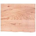 Blat do stołu, jasnobrązowy, 60x50x6 cm, lite drewno dębowe Lumarko!
