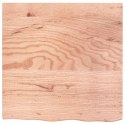 Blat do stołu, jasnobrązowy, 60x60x2 cm, lite drewno dębowe Lumarko!