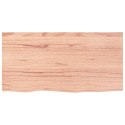 Blat do stołu, jasnobrązowy, 80x40x6 cm, lite drewno dębowe Lumarko!