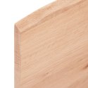 Blat do stołu, jasnobrązowy, 80x50x2 cm, lite drewno dębowe Lumarko!