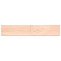 Blat stołu, 220x40x4 cm, surowe drewno dębowe Lumarko!
