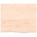 Blat stołu, 60x50x2 cm, surowe drewno dębowe Lumarko!