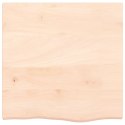 Blat stołu, 60x60x4 cm, surowe drewno dębowe Lumarko!