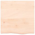 Blat stołu, 60x60x6 cm, surowe drewno dębowe Lumarko!