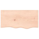 Blat stołu, 80x40x4 cm, surowe drewno dębowe Lumarko!