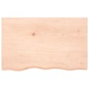 Blat stołu, 80x50x4 cm, surowe drewno dębowe Lumarko!