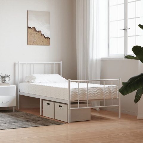 Materac piankowy, biały, 90x190 cm, twardość H2/H3 Lumarko!