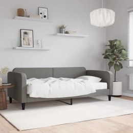 Sofa z materacem, ciemnoszara, 90x190 cm, tkanina Lumarko!