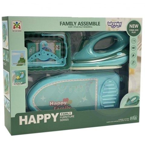 WOOPIE Zestaw do Prasowania 2w1 Deska Żelazko + Kosz na Pranie 6 el. Lumarko!