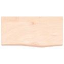 Blat do łazienki, 60x30x6 cm, surowe, lite drewno Lumarko!