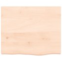 Blat do łazienki, 60x50x4 cm, surowe, lite drewno Lumarko!