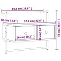 Szafka pod telewizor, ścienna, dąb sonoma, 60,5x30x51 cm Lumarko!