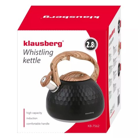 CZAJNIK Z GWIZDKIEM 2,8L KLAUSBERG KB-7562 Lumarko!