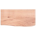Blat do łazienki, jasnobrązowy, 60x30x4 cm, lite drewno Lumarko!