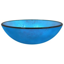 Umywalka ze szkła hartowanego, 42x14 cm, niebieska Lumarko!