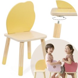 CLASSIC WORLD Pastelowe Krzesełko Grace dla Dzieci 3+ (Lemon) Lumarko!