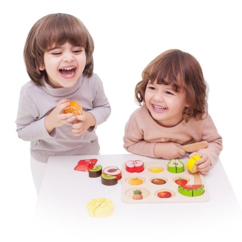 CLASSIC WORLD Zestaw do Krojenia Owoców na Rzepy MONTESSORI 20 el. Lumarko!