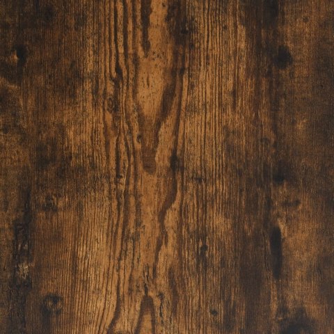 VidaXL Stolik konsolowy, przydymiony dąb, 75x34,5x75 cm