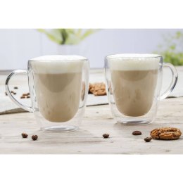 Zestaw szklanek do cappuccino, 2 szt., 270 ml, przezroczyste Lumarko!
