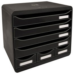Organizer na biurko Store-Box z 7 szufladami, czarny, połysk Lumarko!