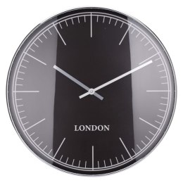 Zegar ścienny London ze srebrną obwódką Lumarko!