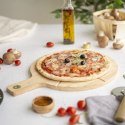 Zestaw do krojenia pizzy, 30 cm, drewniany Lumarko!