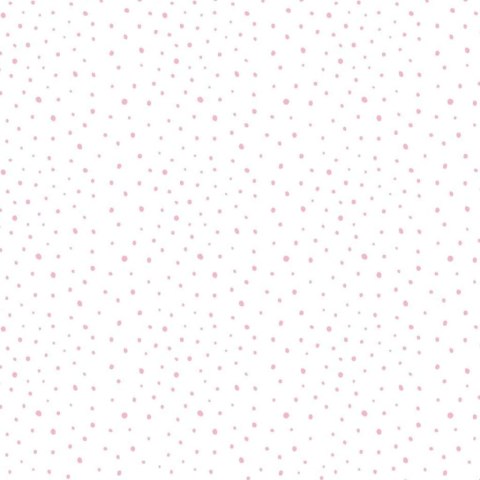 Tapeta Mondo baby Confetti Dots, biało-różowo-beżowa Lumarko!