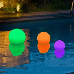Pływająca lampa solarna, kolorowa, 25 LED Lumarko!