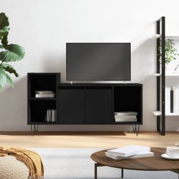 Szafka pod TV, czarna, 100x35x55 cm, materiał drewnopochodny  Lumarko!