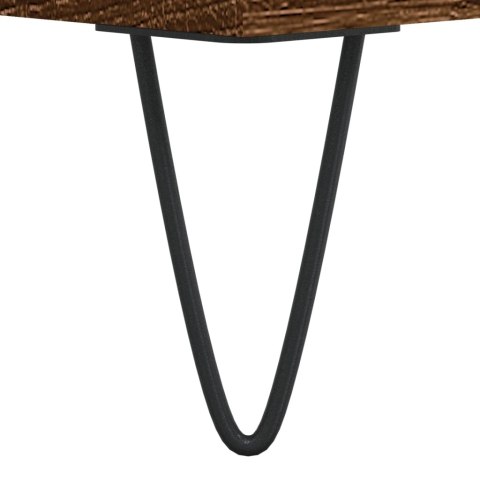 Stoliki kawowe, 2 szt., brązowy dąb, 50x46x50 cm  Lumarko!