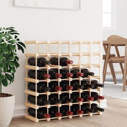 Stojak na 42 butelki wina, 68,5x23x68,5 cm, lite drewno sosnowe  Lumarko!