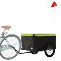 Przyczepka rowerowa, czarno-zielony, 45 kg, żelazo  Lumarko!
