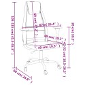 Krzesło biurowe, białe, siatka i sztuczna skóra  Lumarko!