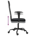 Krzesło biurowe, czarne, siatka i sztuczna skóra  Lumarko!