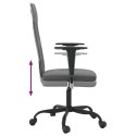 Krzesło biurowe, szare, siatka i sztuczna skóra  Lumarko!