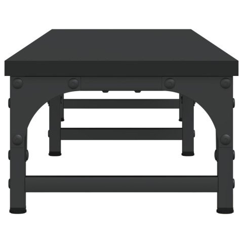 Podstawka pod monitor, czarna, 105x23x15,5 cm  Lumarko!