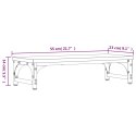 Podstawka pod monitor, szary dąb sonoma, 55x23x14 cm  Lumarko!