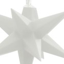Sznur świecących gwiazdek morawskich, 10 LED, białe, 10 cm  Lumarko!