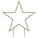 Świąteczna gwiazda na szpikulcach, 80 LED, 60 cm  Lumarko!