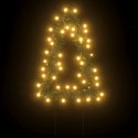 Świąteczne choinki na szpikulcach, 3 szt., 50 LED, 30 cm  Lumarko!